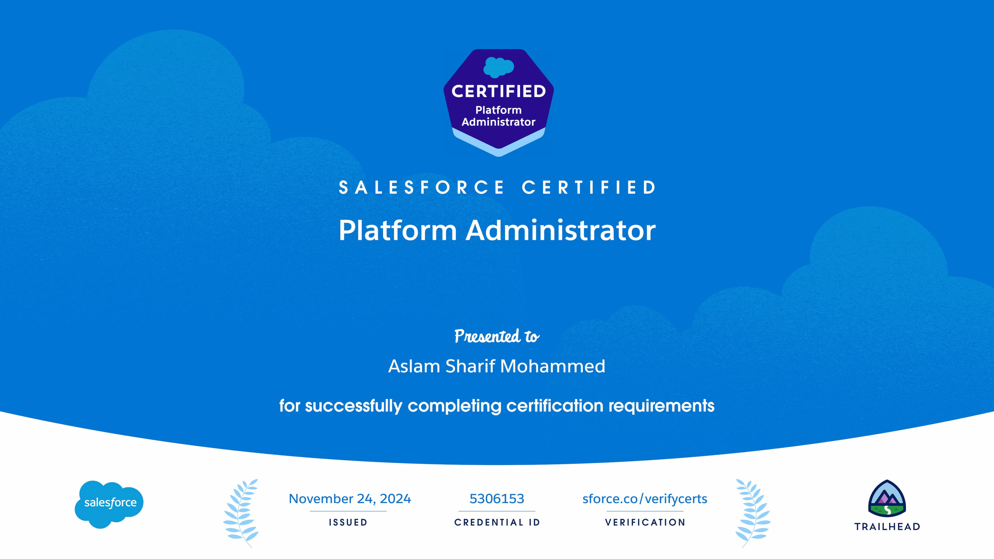 Salesforce Certified Administrator